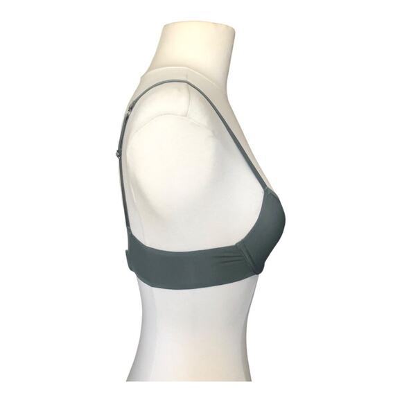 SMOOTHEZ by Aerie Full Coverage Lightly Lined Bra NWT Flexible Wire Green Sz 32A - Picture 2 of 12